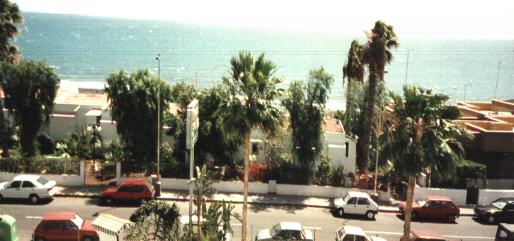 Blick vom Balkon Richtung S&uuml;d-Ost auf den Atlantic
