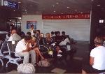 Im Flughafengeb�ude in Antalya.