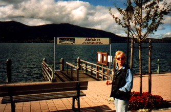 Rita an der Anlegestelle Tegernsee!