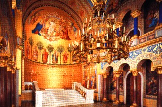 Thronsaal im K�nigsschlo� Neuschwanstein.